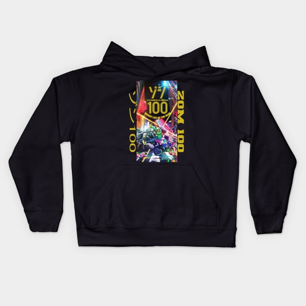 Zom 100 Bucket List of the Dead Kids Hoodie by abdul rahim